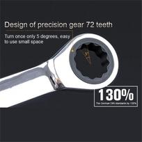 Ratchet Combination Metric Wrench Set Hand Tools Torque Gear Socket Nut Tools Key Set,Auto Repair Kit China Mainland gray