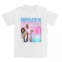 Naujiena Modern Talking T-shirtai Unisex Moteriški Medvilniniai Marškinėliai Spausdinti Drabužiai XL white