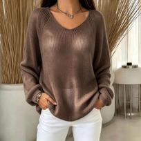 Women's Casual Lightweight Neck Sweater for Everyday Wear S black