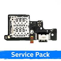 Krovimo lizdas skirtas Xiaomi Redmi Note 14 4G (+SIM reader) su lanksčiąja jungtimi / plata (Service Pack)