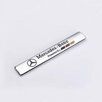 Aukščiausios kokybės 3D metalinis automobilio sparno bagažinės lipdukas Automobilio stiliaus lipdukas Mercedes Benz C200 C260 C300 CLA W211 W203 W204 W210 W124 white