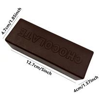 -Chocolate Brick Squishy Toys, Super Soft Slow Rising Squishy Toy, Realistic Food Squishies For Adults Sticky Stress