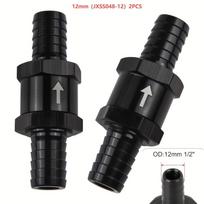 12mm fuel check valve 1/2-black (JXSS048-12) 2PCS, Car Accessories