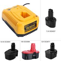 18V XRP Battery Charger EU Plug For 7.2V-18V NiCd NiMh Battery DC9096 DC9098 DW9099 DW9072 DW9057 DW9091 france yellow