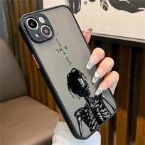 Luxury Travis Scott Cactus Jack Phone Case For iPhone 16e 16 15 14 13 12 11 Mini Pro Max XR XSMax 7 8 6 6s Plus Matte Clear Back iPhone X(XS) gray
