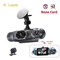360° HD vaizdo registratorius - 3 arba 4 kameros, GPS, WiFi programėlė, Atbulinės eigos kamera, Parkavimo monitorius, Automobilio juodoji dėžė 4 Lens juoda