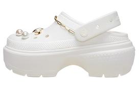 Crocs EVA Clogs 5.5cm Women's White 210271-0WV 37-38