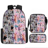 Taylor Swift Elementary School Backpack Oxford Fabric Breathable Lightweight For Kids StyleX black