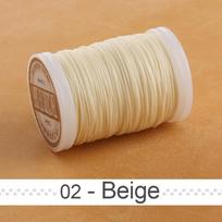 2021 m. odos rankdarbių siuvimo odinis apvalus vaško siūlas 0,6 mm apvalus vaško siūlas Beige