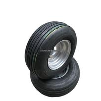 Modified Wanda Straight Rib Road Tire 13X5.00-6 for Small Go-Kart, Beach Buggy, and Airplane Accessories Tire with 3-hole rim (Black) gray