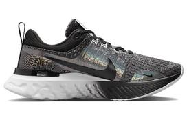 Nike React Infinity Run Flyknit 3 Premium 'Black Zebra Iridescent' Women's DZ3027-001 36 gray