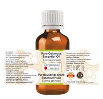 Greenwood Essential Oakmoss Essential Oil (Evernia prunastri) Pure | Viscous Texture | Rich Aroma | Unisex | All Skin Types |Natural Extract Stea white