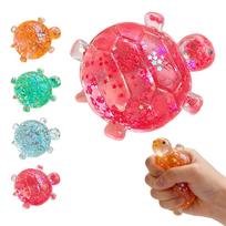 Squishy Turtle Fidget Toy Glitter Turtle Squeeze Toy Small Cute Animal Anti Stress Fidget Splat Decompressions Vent Squeeze Toy