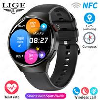 Smart Watch GT4 Waterproof Sports Watch Bluetooth Call Heart Rate Health Monitor Smartwatch for Men Black