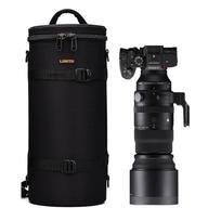Atsparus vandeniui Oksfordo medžiagos Pečių Krepšys Fotoaparatui Sony A7 Su 200-600mm Objektyvu Vienas Nešiojimas Unisex Kelioninė Fotografija 20_Black - Fits: Canon 150-600C/S Lens Camera Body black