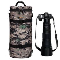 Atsparus vandeniui Oksfordo medžiagos Pečių Krepšys Fotoaparatui Sony A7 Su 200-600mm Objektyvu Vienas Nešiojimas Unisex Kelioninė Fotografija 05_Camo - Fits: Nikon Z 180-600, Z6, Z7, Z8