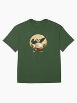 Kung Fu Panda Panda kung fu Oversized T-Shirt L beige