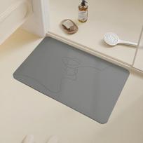 Indoor Diatomite Stone Bath Mat Diatom Mud Soft Mat Water Absorption Quick Drying Diatomite Stone Shower Mat Entryway Rugs 43X75CM
