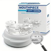 Anti-Snoring Mouth Guard, Adjustable Mouthpiece - Night Time Teeth Mouthguard & Sleeping Bite Guard for Bruxism and Stop Snoring balta