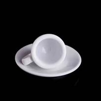 Nuova Point Professional Competition Level Esp Espresso SHOT Stiklinė 9mm Storio Keramika Kavinės Espresso Puodelis Kavos Puodelis Lėkštelė Rinkiniai 50ml balta
