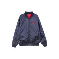 Nike Sportinė apranga Swoosh apverčiama dviejų atspalvių bomber striukė Vyriškos striukės juodos CT7365-010 XXL gray