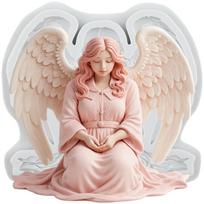Angel Silicone Molds Wings Fondant Mold Cake Decorating Tools Cupcake Topper Chocolate Candy Craft Gum Paste Polymer Clay pilka spalva