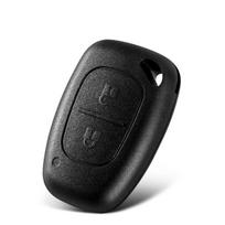 Remote car key shell without blade, 2 buttons, Renault, Opel, SachFor, Nissan, Vivaro, Traffic, Primastar black