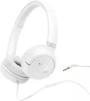 JBL Tune 530 laidinės ausinės su galvos lanku, baltos