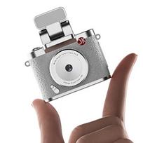1080P Retro Digital Camera Tiny Vintage Keychain Camera with 1.4 Inch Color Screen for Travel gray