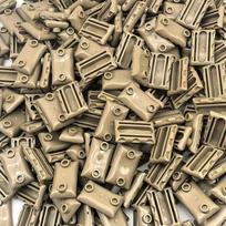 100 MOC Military Sandbag Model Building Blocks, Construction Bricks Creative Accessories beige