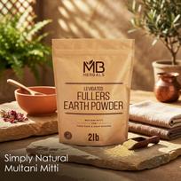 Multani Mitti, Fuller’s Earth Clay, multani mitti, Bentonite Clay, Face Pack, Hair Pack, DIY Beauty Recipes, Skincare, Hair Care, 227g brown