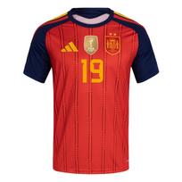 Adidas Ispanija 26 Namų Nugalėtojo Marškinėliai Lamine Yamal Ryškiai Raudoni Vyriški Viršutiniai Drabužiai LI1311 L