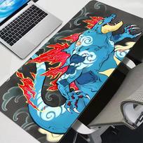 Japanese Ukiyo-e Style P-PokemonS Mouse Pad Table Desk Mat Gaming XXL Anime Mousepad Keyboard Carpet Desktop Mat 1000x500mm 30cmx60cm blue