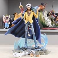 Anime One Piece Action Figure One Pieces Trafalgar D. Water Law Figuras 25cm Manga Figurine Peripheral Model Ornaments Toys Gift no box black