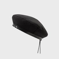 Leopard print beret children autumn and winter literary and simple bud hat niche retro personalized casual painter hat M（56-58cm）
