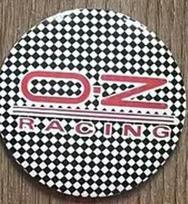 4pcs 56/60/65/68mm Wheel Center Hub Caps For OZ O.Z Racing Sport with Logo BFY5 Emblem Badge Hubcap Modify Accessories (as the picture,56mm&black base)