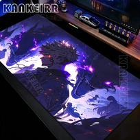 XXL Ryomen Sukuna Black Mousepad Anime Jujutsu Kaisen Mouse Pad Gojo Satoru MousePad Computer Gaming PC Accessories Desk Mat 30cmx60cm