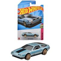 Hot Wheels Basic Car DMC DeLorean HNJ93 Silver 1/64 black