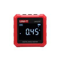 UNI-T LM320C Digital Inclinometer Electronic Goniometer Magnetic Angle Meter for Precision Measurement Absolute & Relative 4x90° red