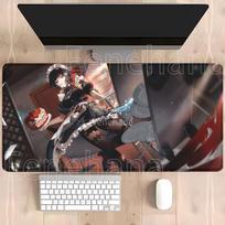 Hd Printing Zzz Ellen Joe Zenless Zone Zero Mouse Pad Gaming Office Keyboard Mousepad Anime Sexy Girl Rubber Nonslip Desk Mat 800x300X2mm gray