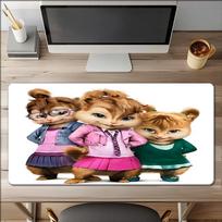 Alvin and the Chipmunks Theme Mouse Pad, Non Slip Rubber Base, Multifunctional Office & Home Decor, Perfect for Workspace Personalization. 40cmx90cm