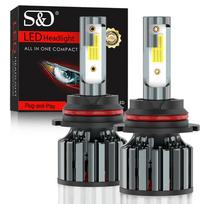 2vnt Super Bright 18000LM H4 H7 LED priekinių žibintų lemputės Automobilis H8 H11 H1 9005 9006 9007 9008 9012 HB3 HB4 HB5 H13 Hir2 LED lemputė, skirta automatiniam priekiniam žibintui 9007/HB5 Hi/Lo