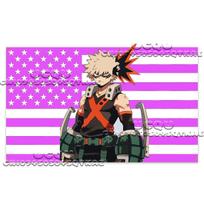 Mano Herojų Akademija Bakugou Katsuki Amerikos Vėliavos Gobelenas Anime Fono Dekoras Bendrabučio Lovoje Gyvenamojo Kambario Fono Audinys 30x40in