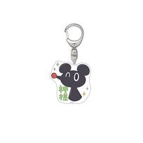 CITY THE ANIMATION  Midori Nagumo Niikura Wako Izumi Makabe Mimineko Kami-sama Official Acrylic Keychain Bag pendant anime goods 6 cm black