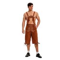 Tradiciniai Bavariški Siuvinėti Vyriški Petnešos Lederhosen Festivalio Kostiumas Vintažinio Stiliaus Kelionės iki kelių Šventės Apranga L