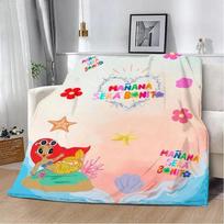 Karol G Manana Sera Bonito Printed Blanket Picnic Blankets Warm Blanket Soft and Comfortable Blanket Home Travel Birthday Gift Size: 75*100cm, Weight: 230 GSM gray