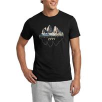 Dolomitai Trys Viršūnės Pietų Tirolis Alpinizmas Unisex T-shirt Vintažinis Streetwear Viršutinė dalis Kasdieniam Dėvėjimui Kvėpuojanti Minkšta L black