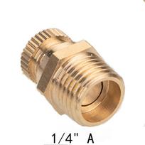 Brass Air Compressor Drain Valve Male Thread Bleeder Valve New Tank Drain Valve 1/4" A