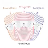 7-Color LED Light Therapy Mask – Skin Rejuvenation, Anti-Aging, Acne & Scar Treatment, Facial Tightening – Non-Invasive Photon Mask for Glowing Sk white