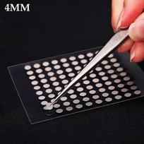 Diameter 4/6 MM Black Conductive Rubber Pads Keypad Repair Kit For IR Remote Control Conductive Rubber Buttons gray